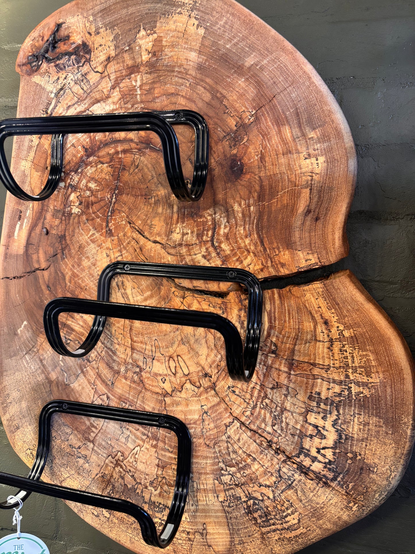 Handmade Pecan Wine Rack