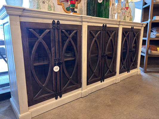 Gabriel Mango Wood Breakfront, White