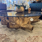 Willow Teak Wood Coffee Table, Natural