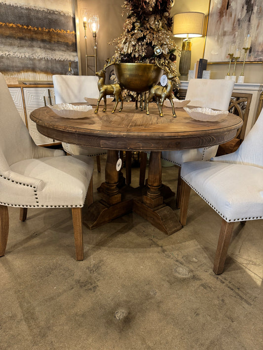 Penelope 55" Parquet Dining Table