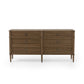 Toulouse 6 Drawer Dresser, Toasted Oak