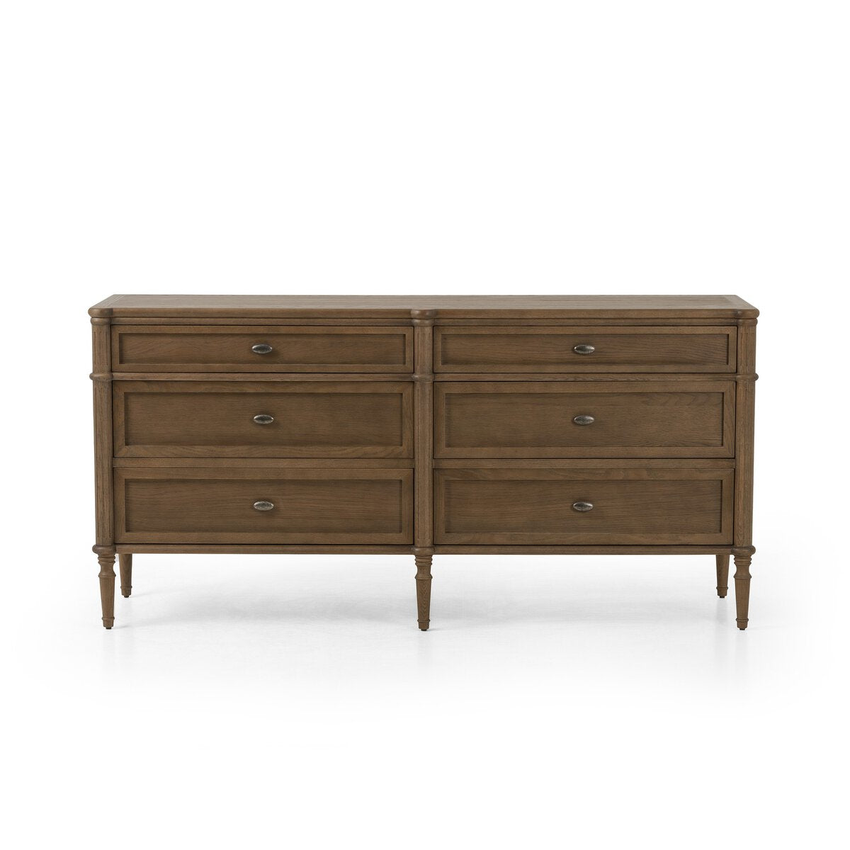 Toulouse 6 Drawer Dresser, Toasted Oak