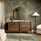 Toulouse 6 Drawer Dresser, Toasted Oak