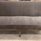 Jasmine Vintage Velvet Charcoal Sofa