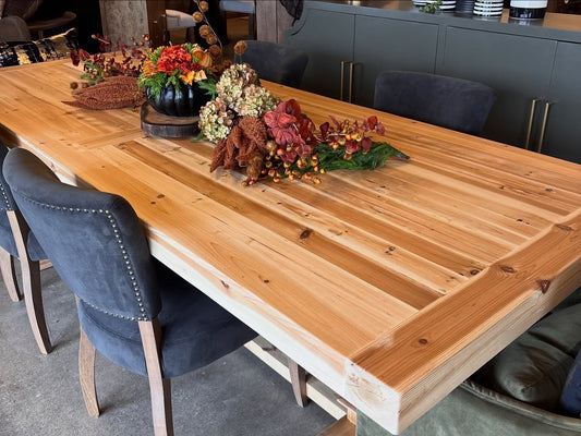 Elliot 8' Solid Elm Dining Table (Natural)