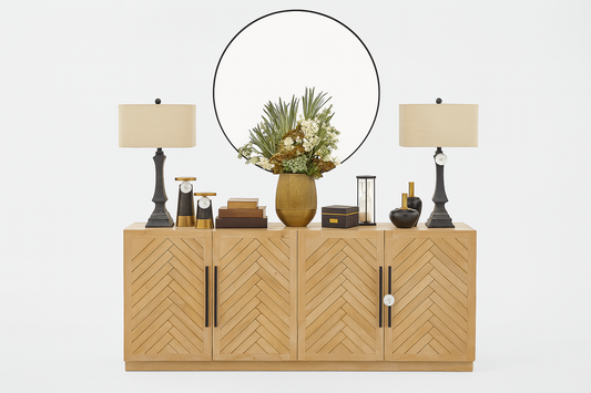 Herringbone Sideboard, Natural
