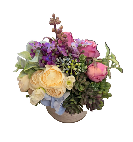 Colorful Sit Around in Footed Container