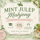 Mahjong at The Mint Julep // 102 Class // June 18