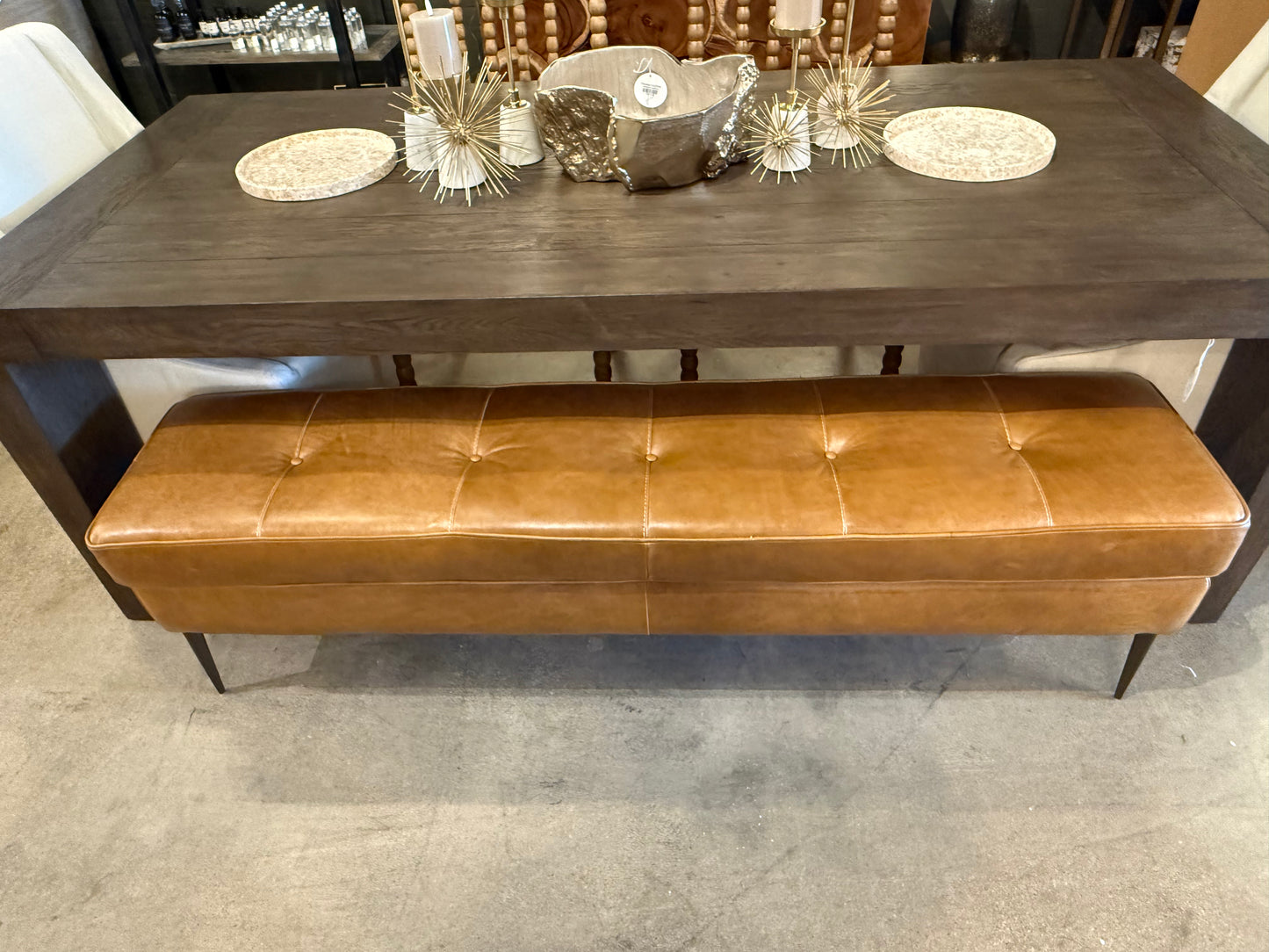 71" Angelo Bench, Dallas Saddle