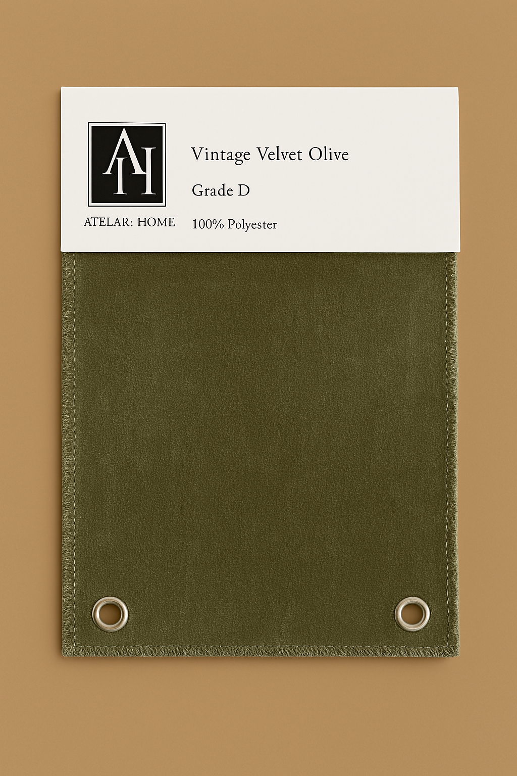 Vintage Velvet Olive Swatch