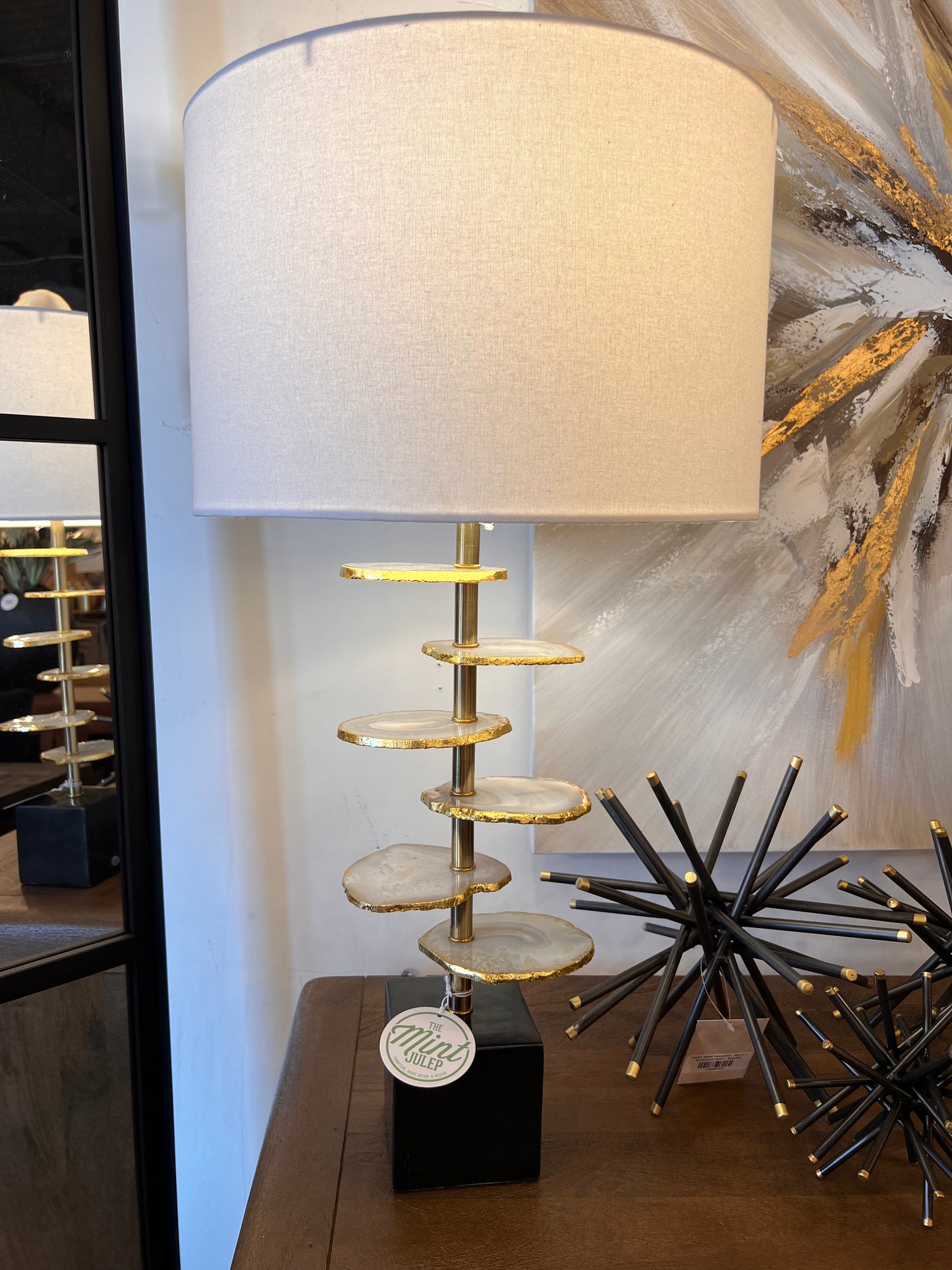 Agate Table Lamp
