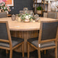 Riverside 78" Round Dining Table, Light Tobacco