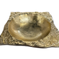 Square Gold Metal Bowl