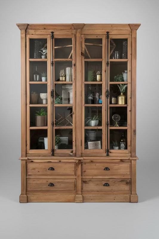 Eva Wood & Iron Bookcase