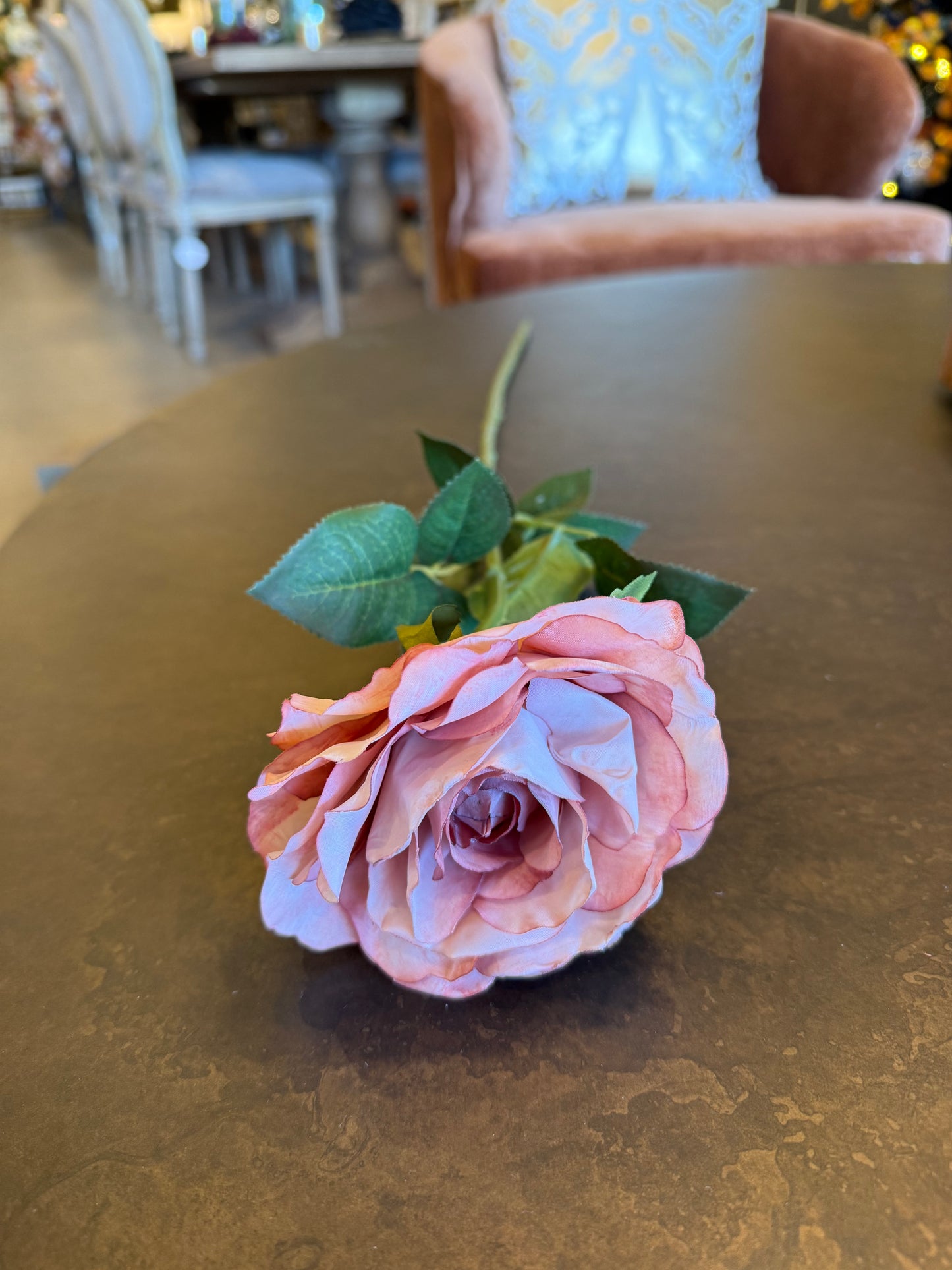 28" Rose Stem, Mauve