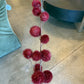 33" Billy Ball Spray, Dark Burgundy