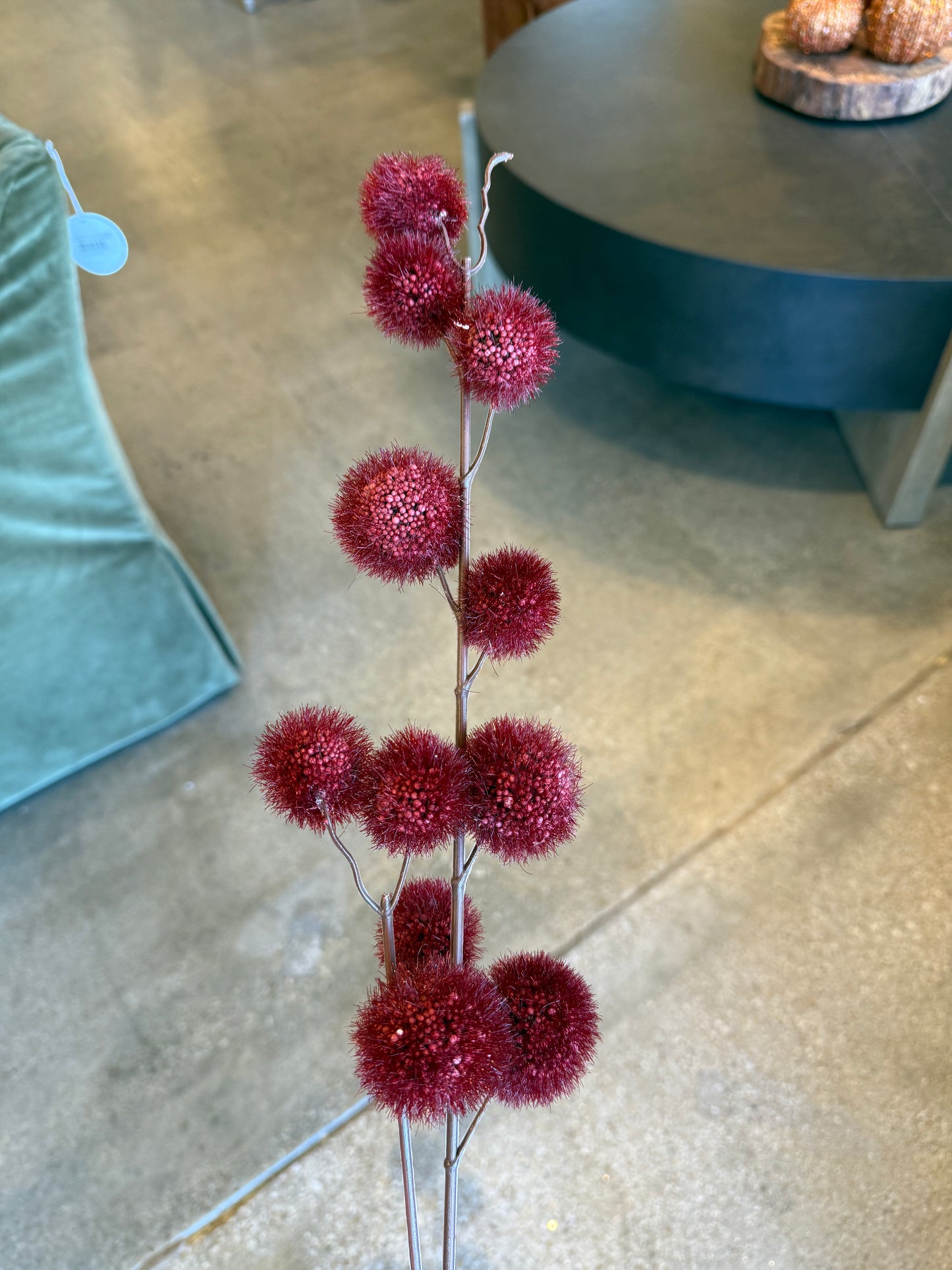 33" Billy Ball Spray, Dark Burgundy
