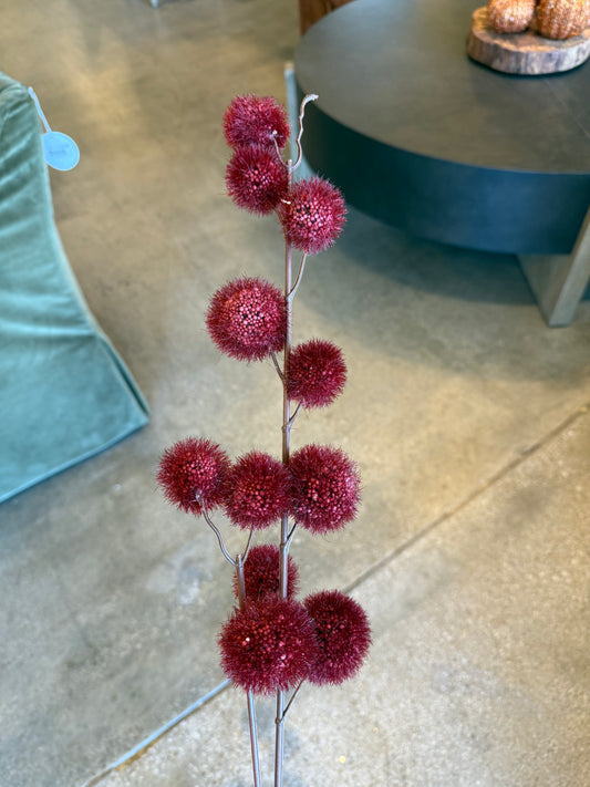 33" Billy Ball Spray, Dark Burgundy