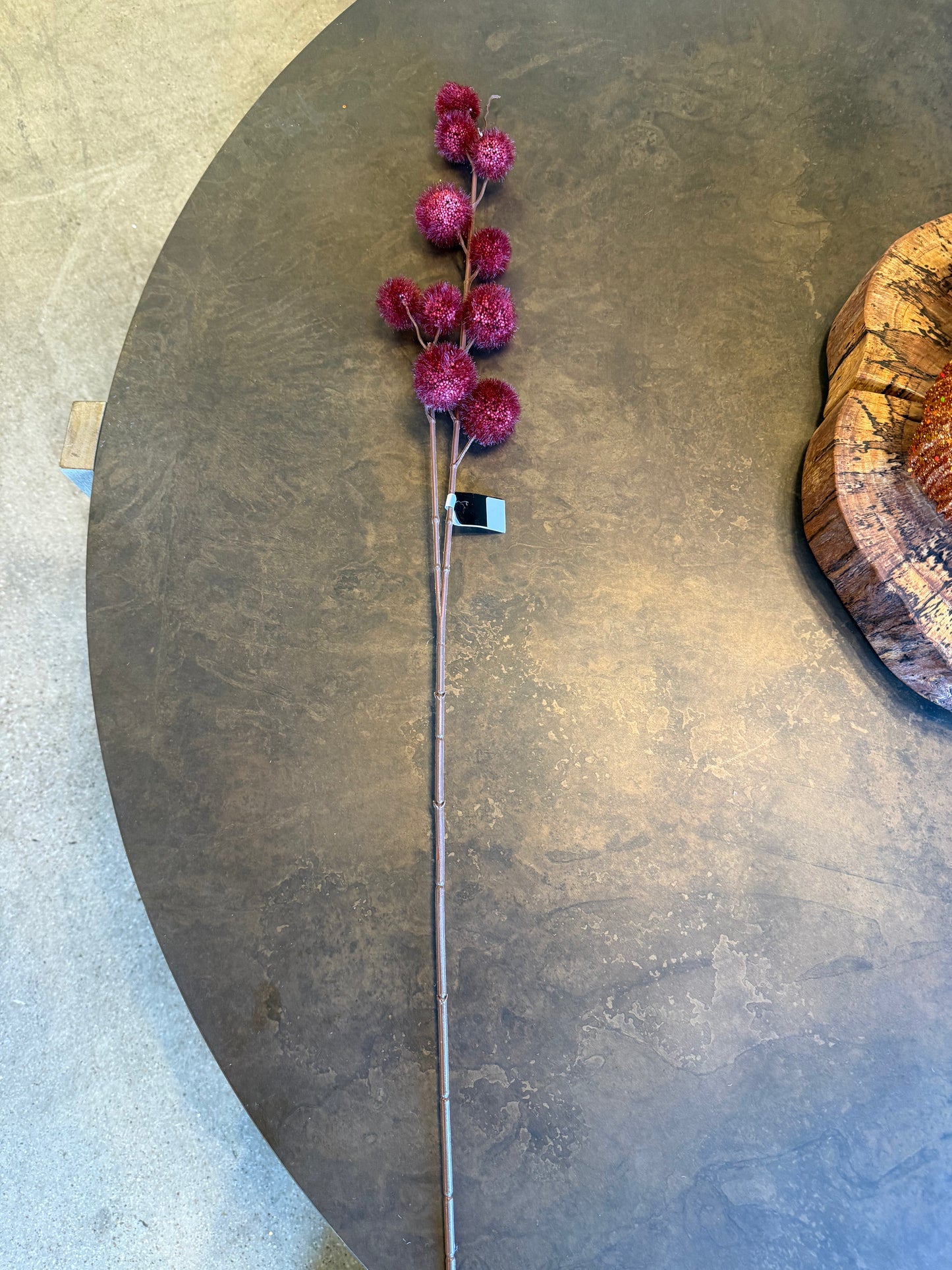 33" Billy Ball Spray, Dark Burgundy