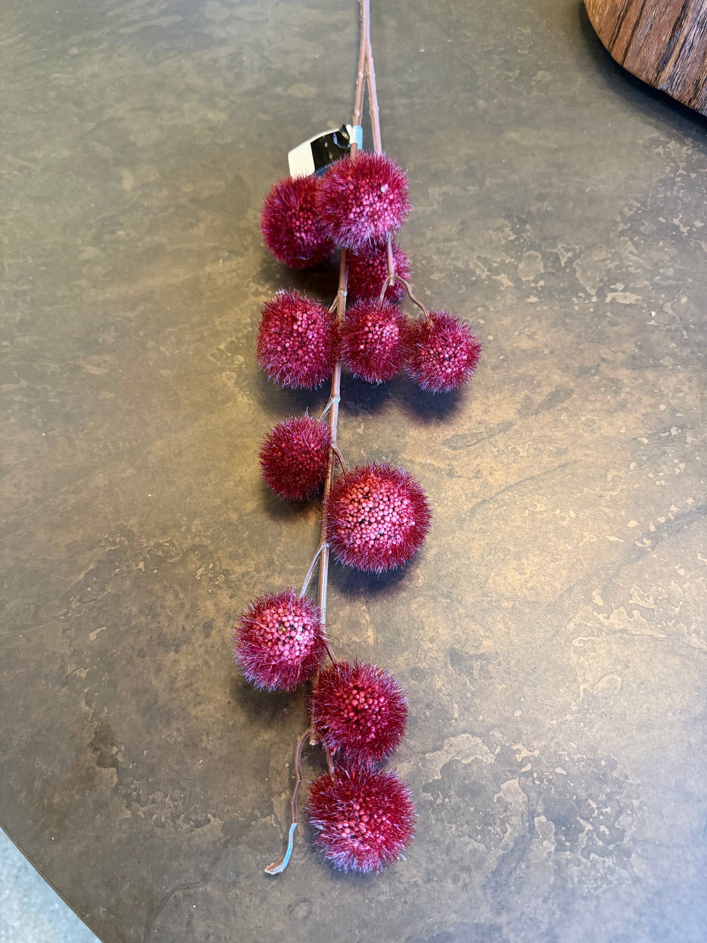 33" Billy Ball Spray, Dark Burgundy