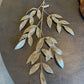 34" Glitter Laurel Branch, Champagne