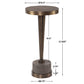 Masika Drink Table, Bronze