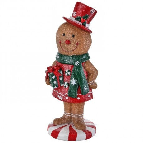 36" Peppermint Candy Gingerbread Girl