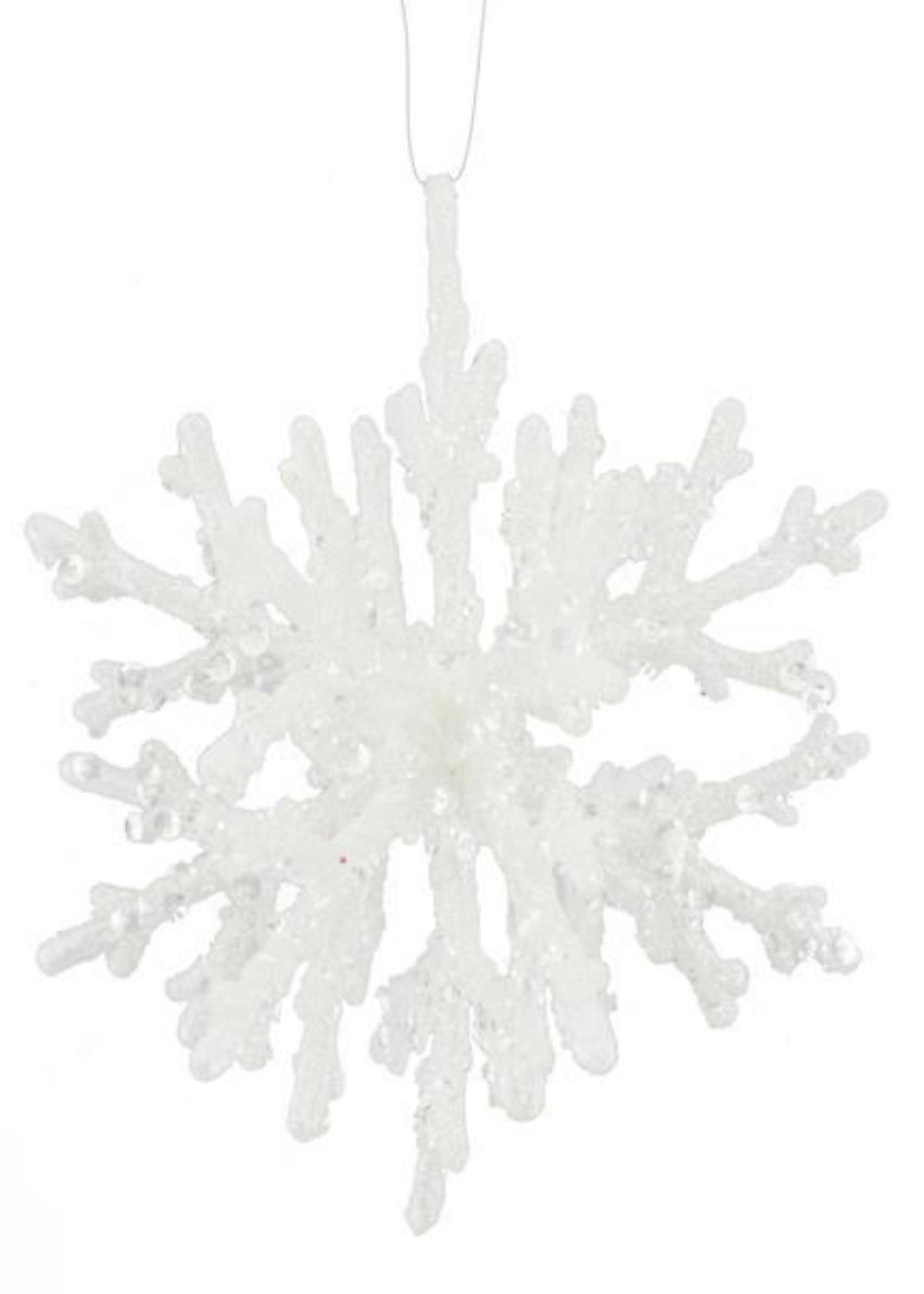 Icy Snowflake Ornament