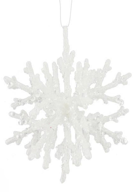 Icy Snowflake Ornament