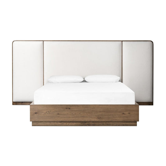 Regan Queen Bed, Ivory