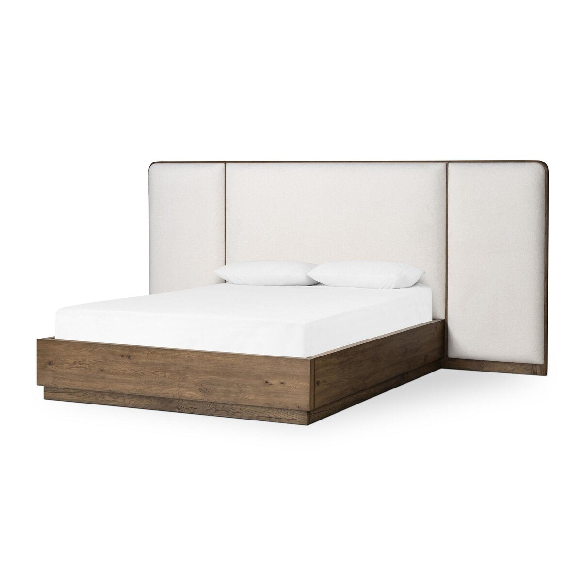 Regan Queen Bed, Ivory