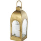 Gold Metal Lantern with Pebbled Glass (Various Sizes)