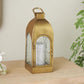 Gold Metal Lantern with Pebbled Glass (Various Sizes)