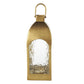Gold Metal Lantern with Pebbled Glass (Various Sizes)