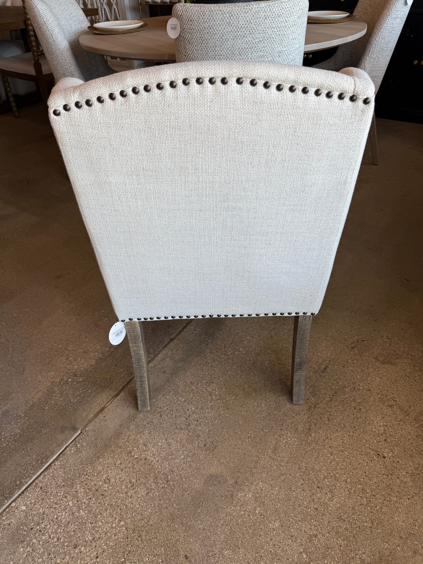 Savannah Dining Chair, Off-White