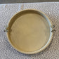 Woven Ottoman Tray with Gold Bow (Various Sizes)