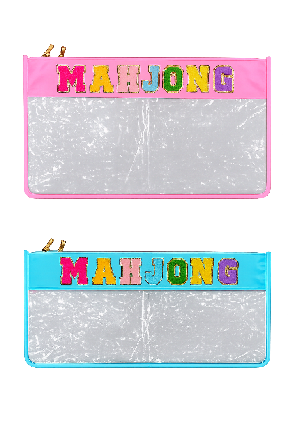 Preppy Mahjong Tile Bag Blue (Various Colors)