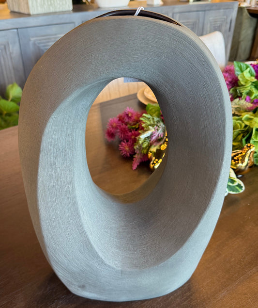 Graphite Ceramic Matte Finish Vase