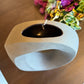 Graphite Ceramic Matte Finish Vase