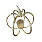 Gold Metal Pumpkin Candleholder