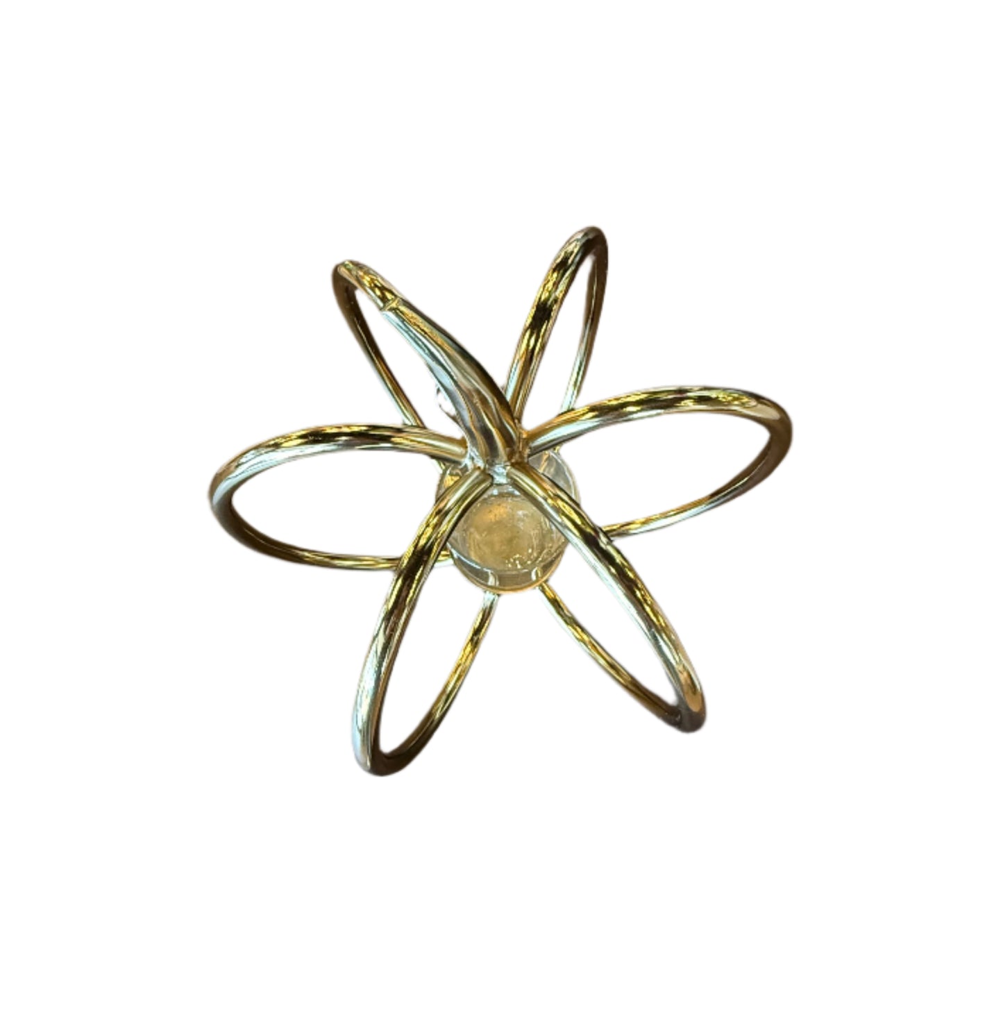 Gold Metal Pumpkin Candleholder