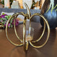 Gold Metal Pumpkin Candleholder