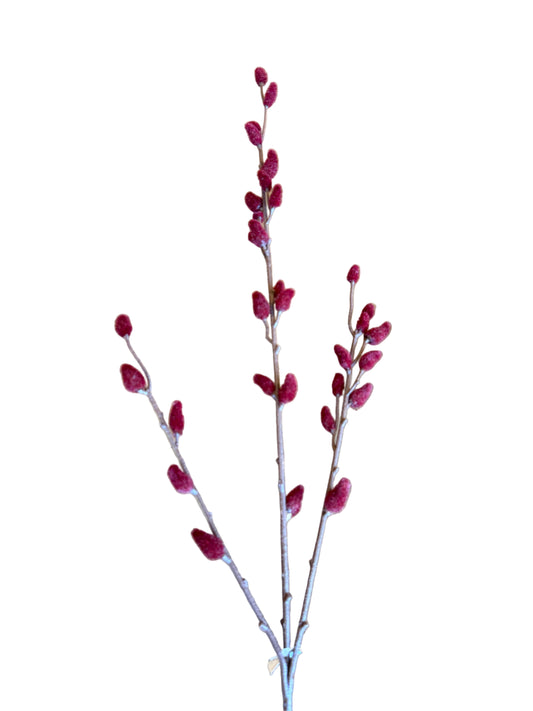 33" Willow Stem, Burgundy