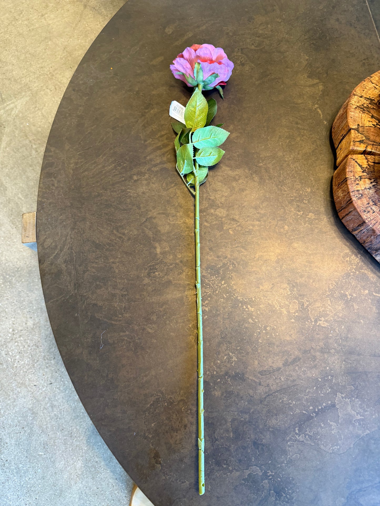 28" Rose Stem, Burgandy