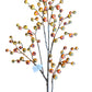 36" Orange/Flame Berry Spray