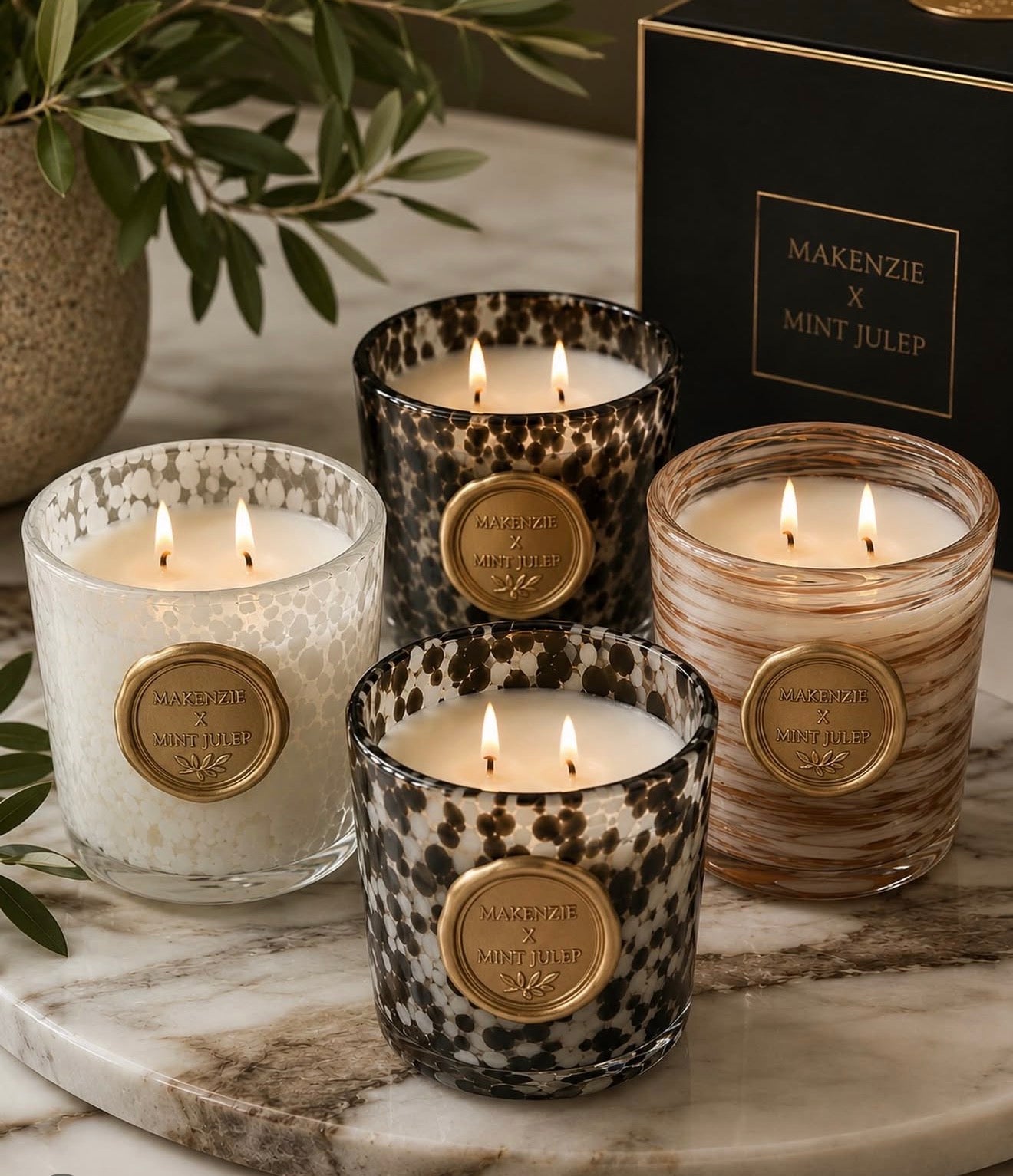 Makenzie X Mint Julep, 28 oz. Candle
