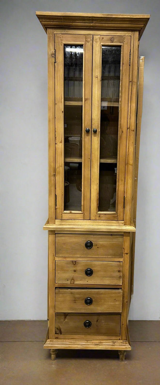 Princeton Narrow Display Cabinet, Natural