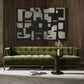 Dillan Tufted Sofa, Sapphire Olive