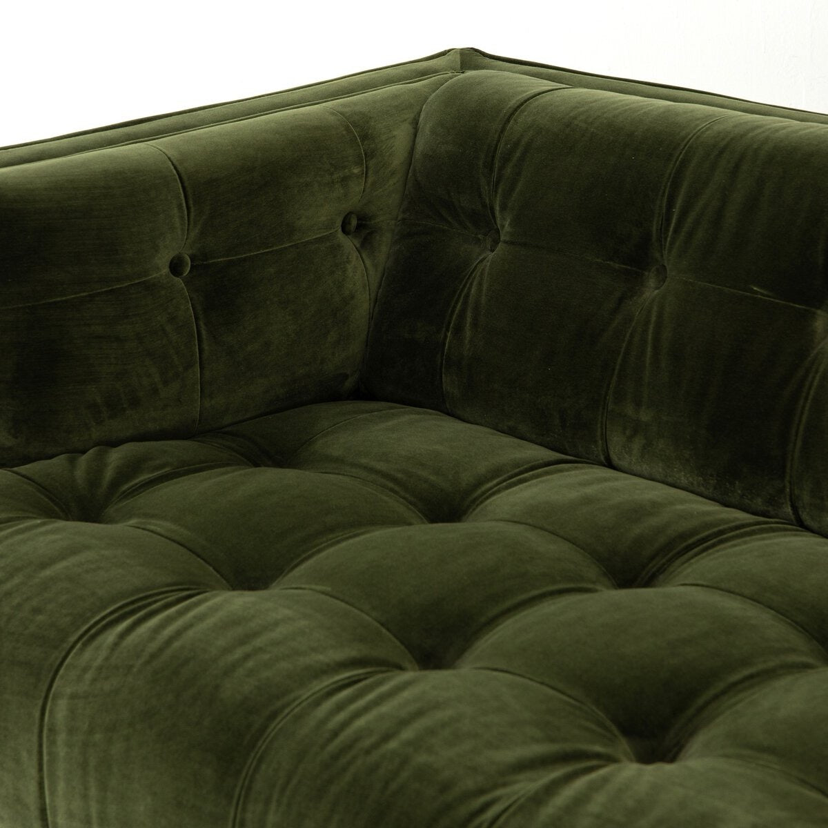 Dillan Tufted Sofa, Sapphire Olive