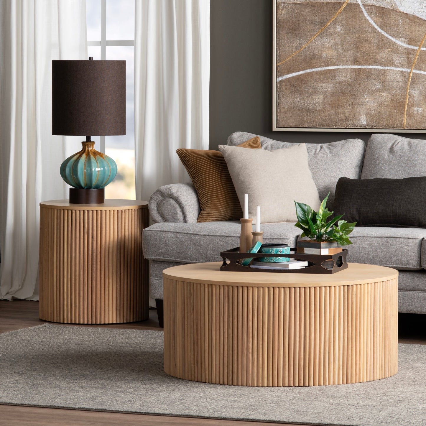 Henry Oak Wood Cocktail Table (Copy)